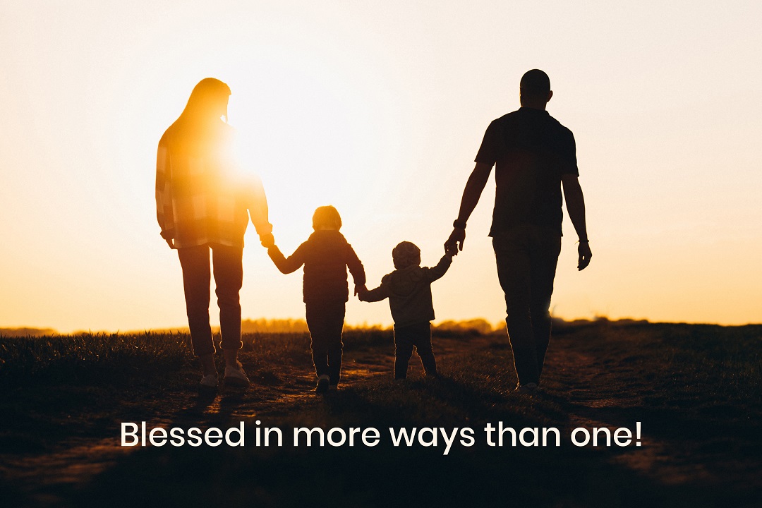 Blessed in more ways than one!